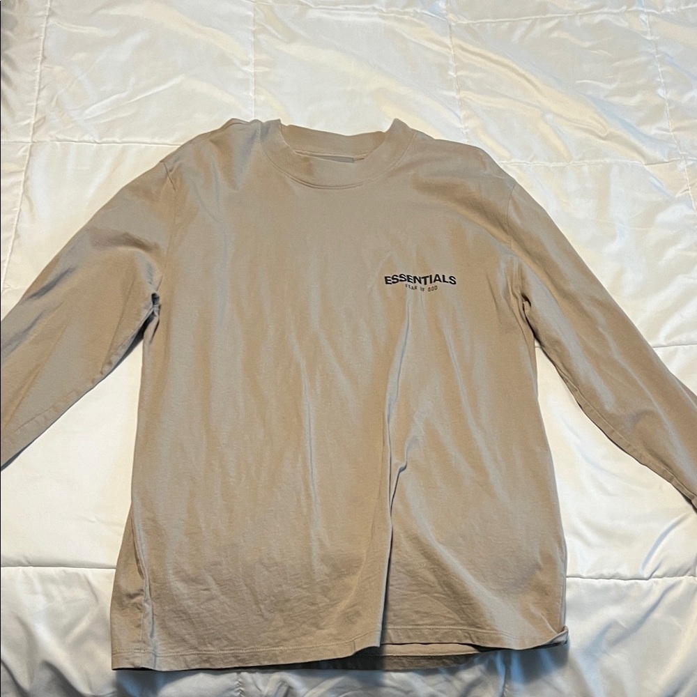 Essentials Tan Long Sleeve Tee